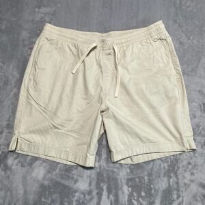 Bearbottom Shorts Men XL Tan Elastic Waist Pull On Casual Basic Everyday Classic